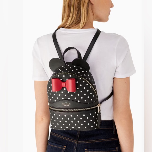 Kate Spade New York Disney Minnie Mouse Backpack NEW WITH TAGS - Picture 2 of 8